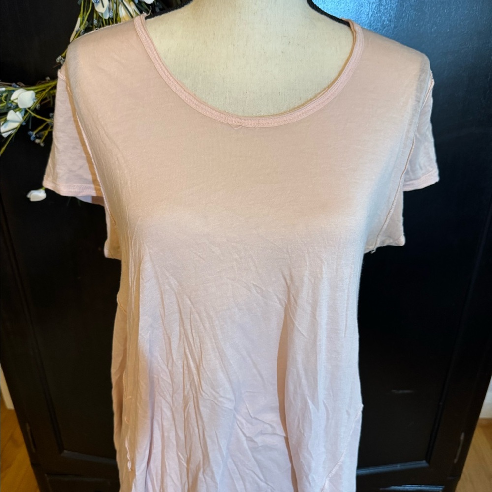 We The Free Light Pink Short Sleeve Tee